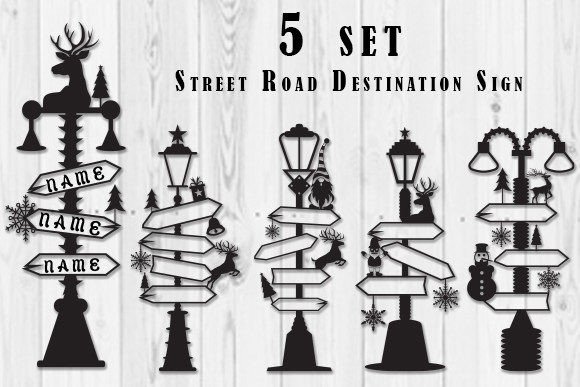 Download Street Road Lamp Destination Sign Svg - Road Collection