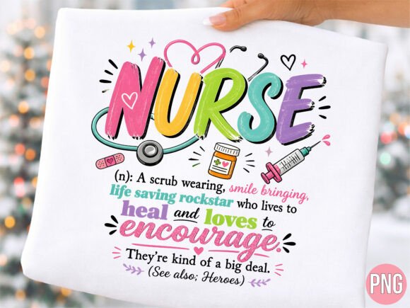 Download Nurse Definition PNG Shirt T-shirt - Definition Collection