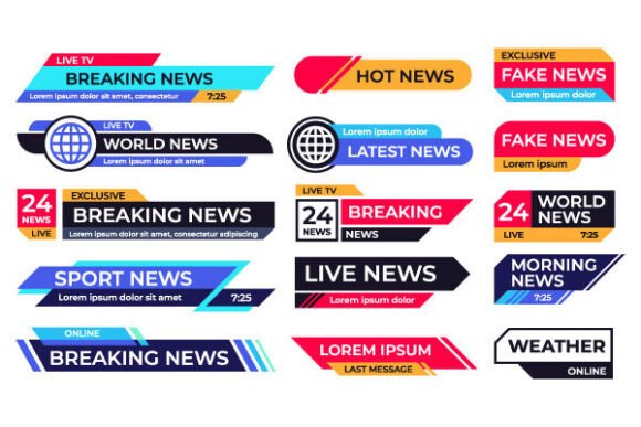 Download Breaking News Banner. Broadcasting - Road Collection