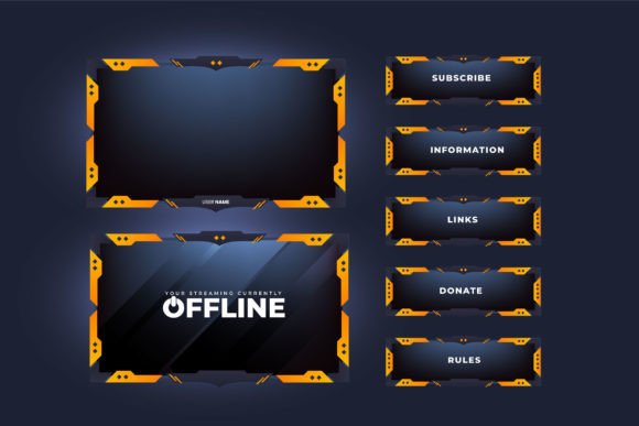 Download Live Streaming Overlay Screen Panel - Live streaming Collection