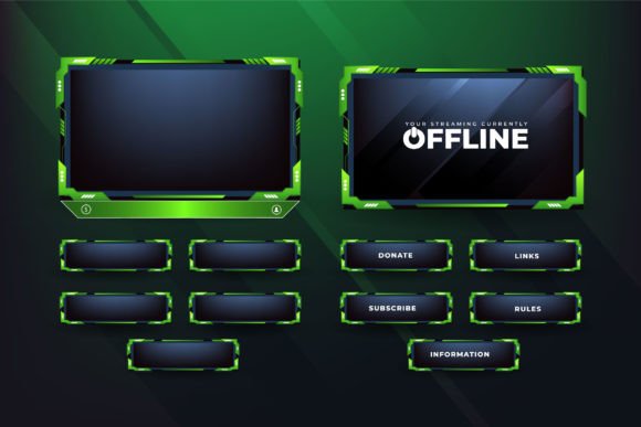 Download Live Streaming Screen Overlay Vector - Live streaming Collection