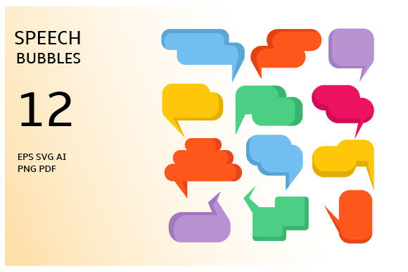 Download Comic Speech Bubble Vector Set - Comic speech bubble Collection